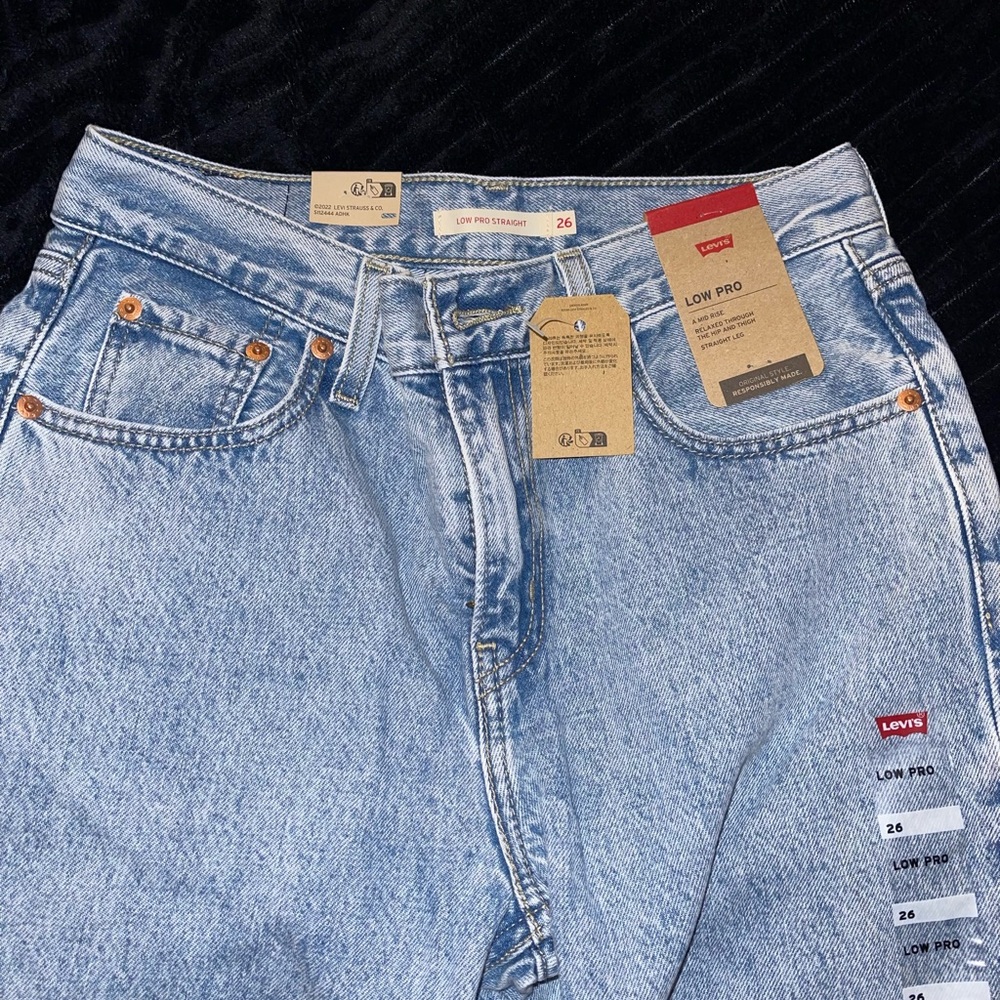 Levi's Low Pro Light Blue Denim Jeans